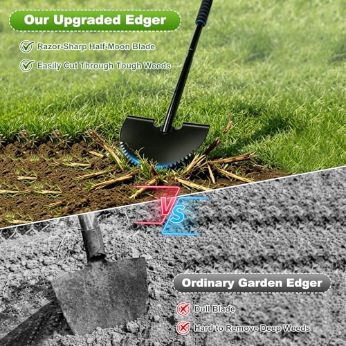 Ranwin Half Moon Edger with Weeder