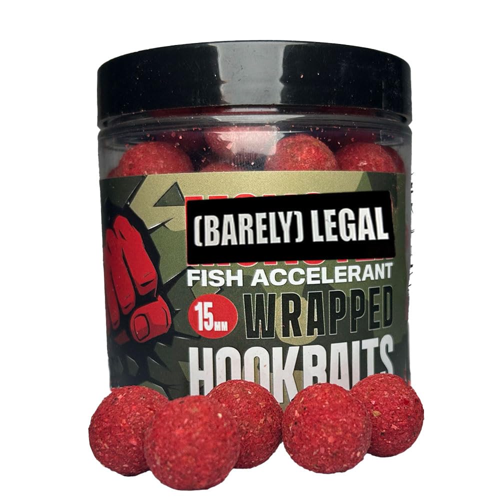 Fjuka Carp Boilies 15mm | Mega-Boosted Fish Accelerant™ Hookbaits | Bottom bait loaded with attractants