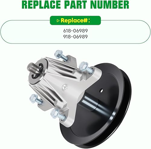 Miniatura 3 de Youxmoto 618-06989 918-06989 - Conjunto de husillo de cubierta de 46 pulgadas para Troy-Bilt, para MTD T1500 T1600 T1900 LT4600 CLT46CVT TB46 Horse