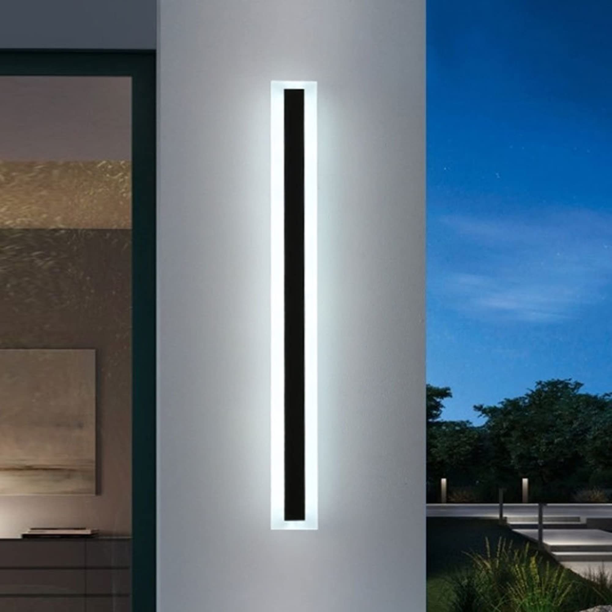 Applique murale rectangulaire à LED 150 cm : l'élégance d'une décoration murale IP65