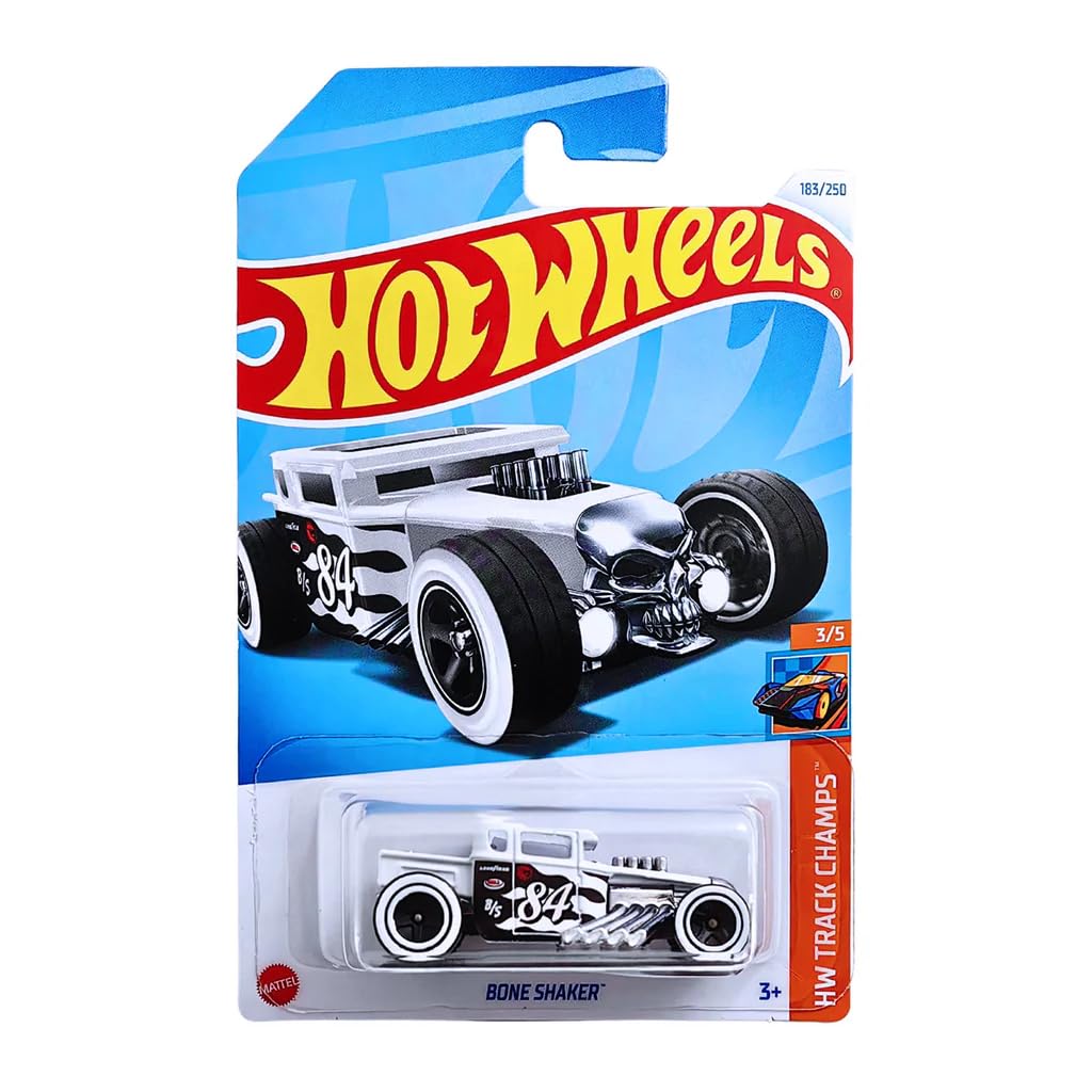 Hot Wheels Bone Shaker HW Track Champs Ages 3 and Up (White) (B0D6YKKD89) Amazon Price History, Amazon Price Tracker