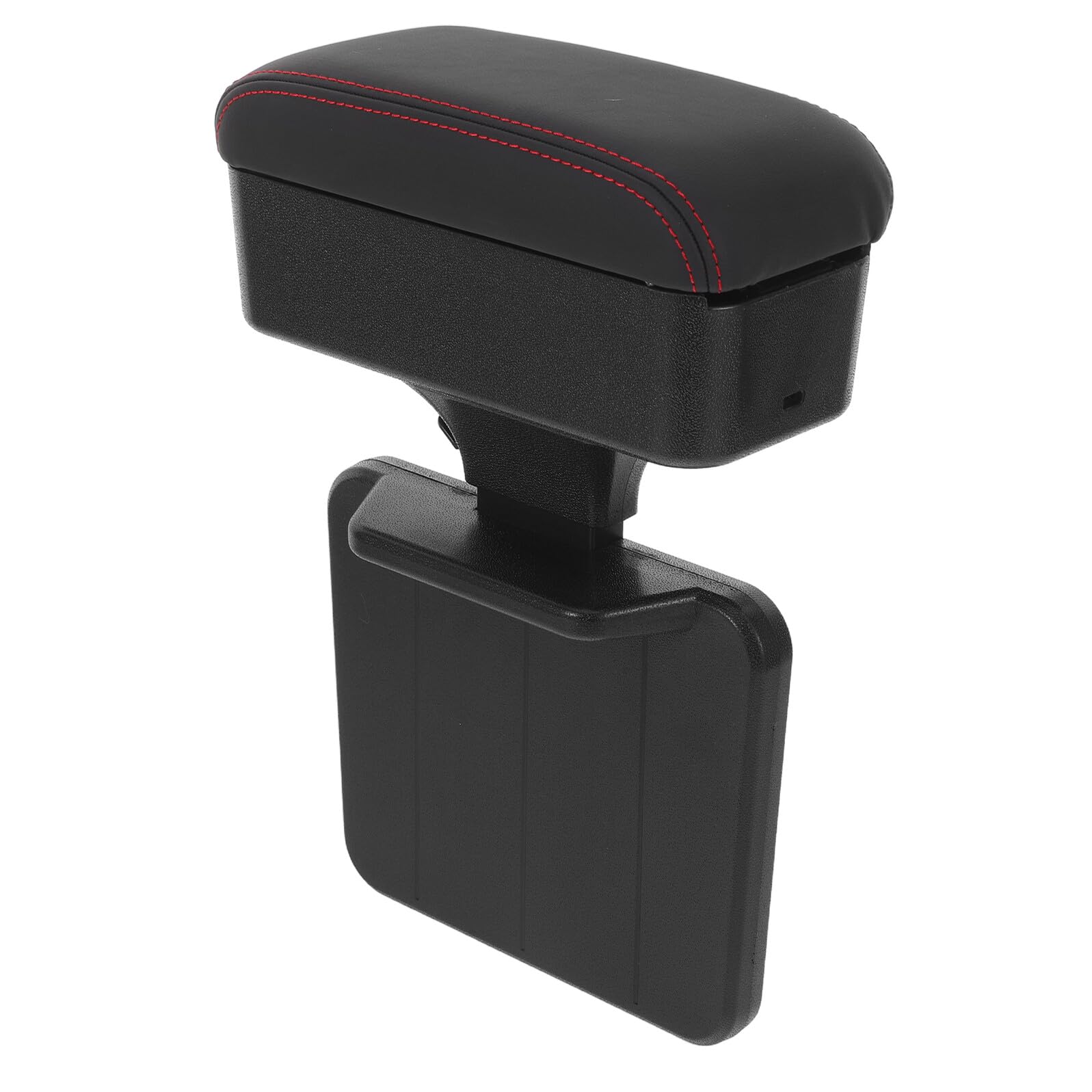 Car Armrest Storage Box in PU e Organizer Consolle Centrale con Poggiabraccio Comfort per Auto Scatola Portaoggetti Compatta per Viaggi e Uso Quotidiano