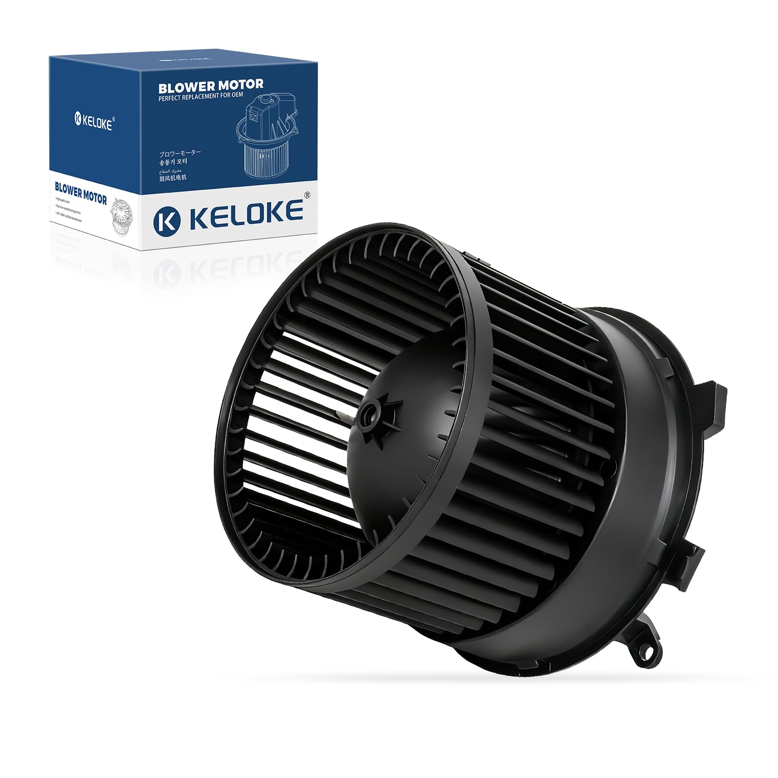 KELOKE HVAC Heater Blower Motor with Fan Compatible with Nissan | Rogue 2008-2013, Rogue Select 2014-2015, Sentra 2007-2012, with Fan Cage, Replace# 700253 27225-JM01B