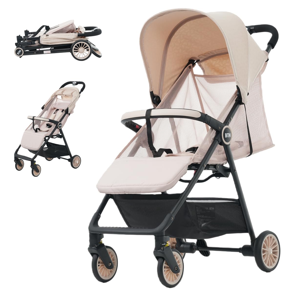 【開封済/未使用】Kennkari B型 ベビーベッド ダークグレー 123cm Amazon.co.jp: Kennkari ベビーカー A/B型 折りたたみ 軽量 4.7kg