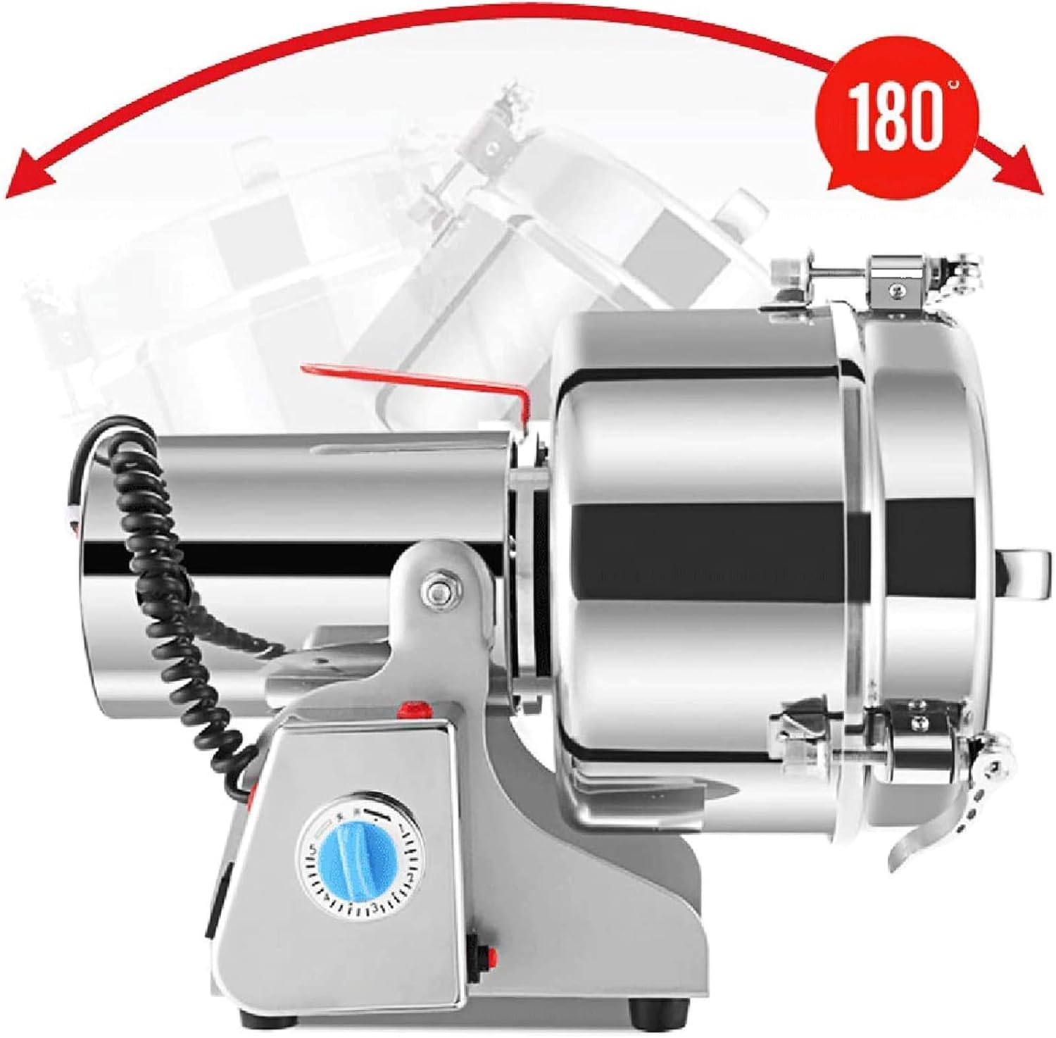 2000G Mill 4000W Swing Type Mills Spice Nut Coffee Grinder Stainless Steel Mill Grinder for Whole Grains Wolfberry Pepper Bait Feed