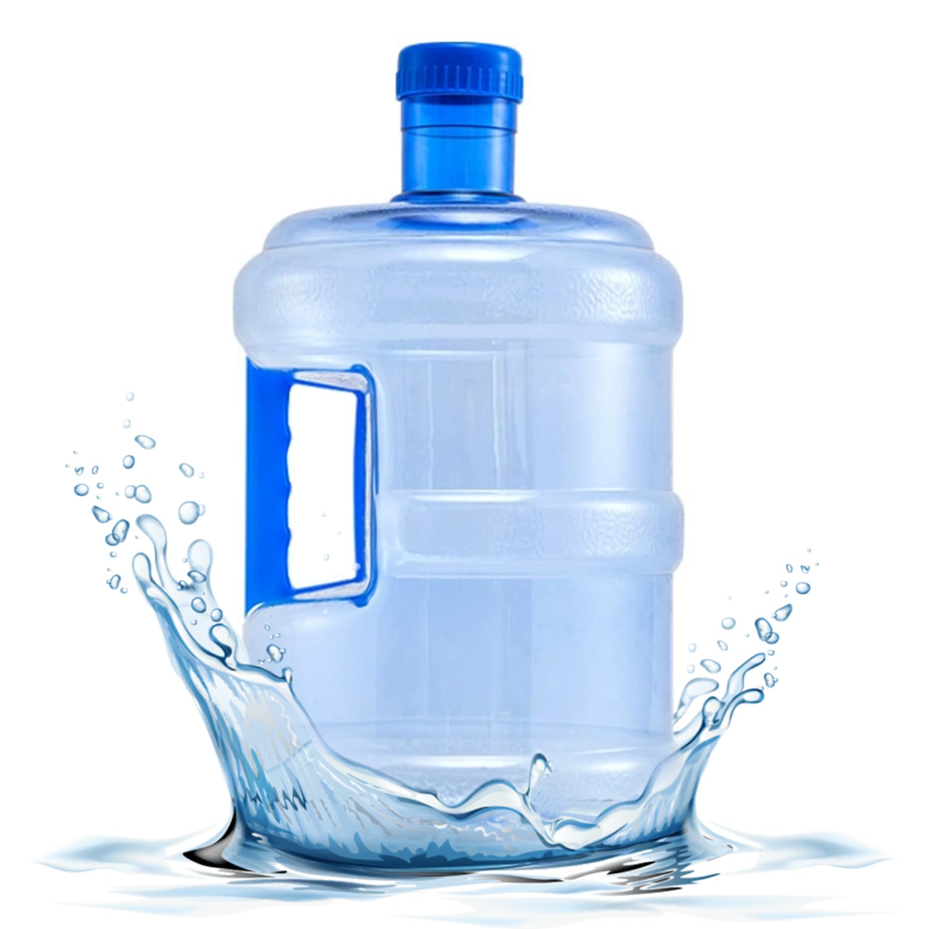 Jarra De Agua De 7,5 L Con Asa Grado Alimenticio a Prueba De Fugas Transparente Sin Olor Sellado Reutilizable a Prueba De Polvo Contenedor De Botella De Agua Portátil Para Hogar Jarra De Agua