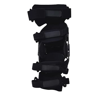 Asterisk Micro Cell - Youth Knee Protector Brace (Left Only) for Motocross, Snowboarding, Wakeboarding, Off-Roading, Football, More Junior Riders