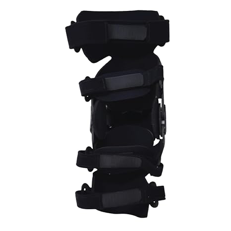 Asterisk Micro Cell - Youth Knee Protector Brace (Left Only) for Motocross, Snowboarding, Wakeboarding, Off-Roading, Football, More Junior Riders