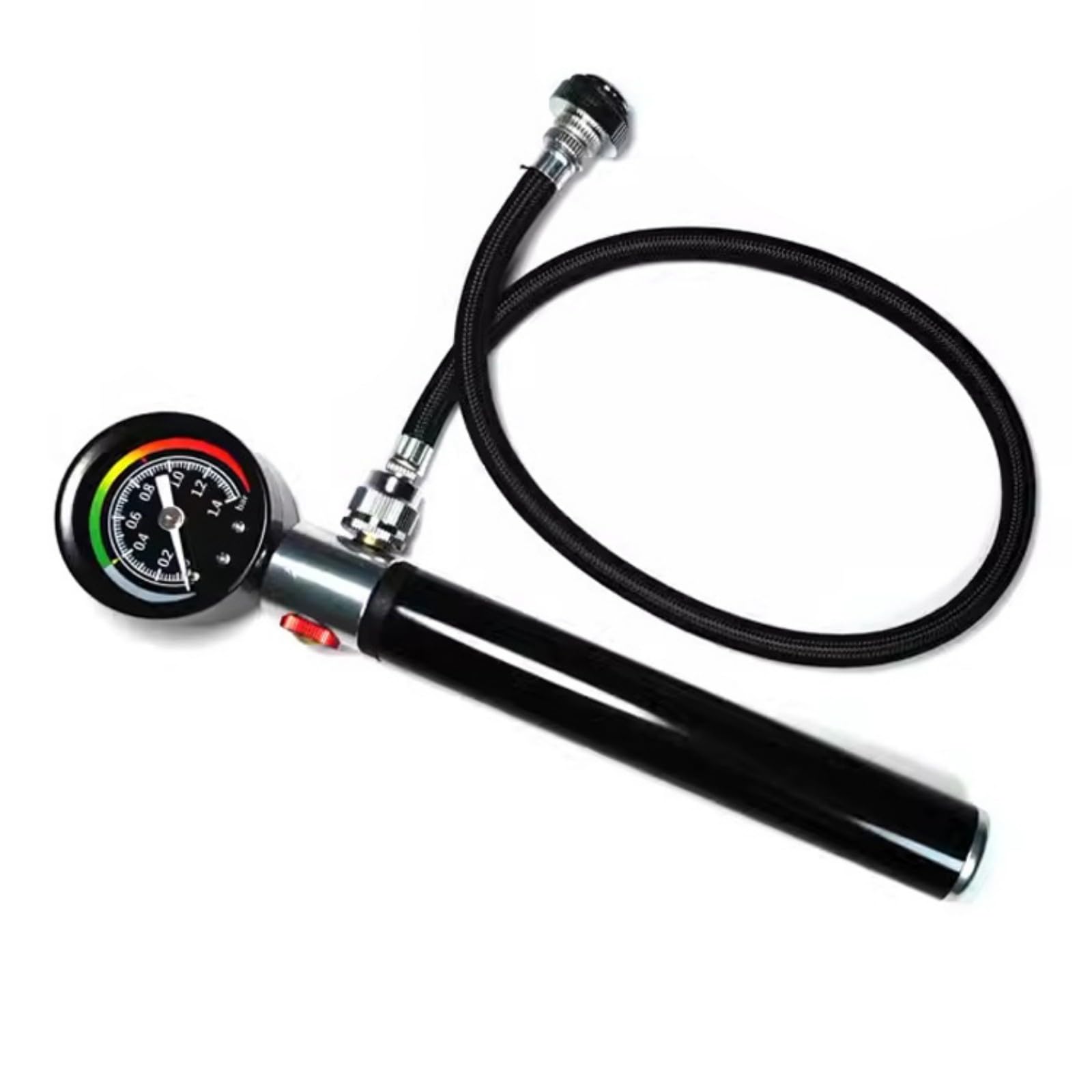 QIEIEI Auto Water Tanks Leak Detector Pressure Gauge Test Meter Cooling Systems Tester Radiator Pressure Air Pumps Repair Tool