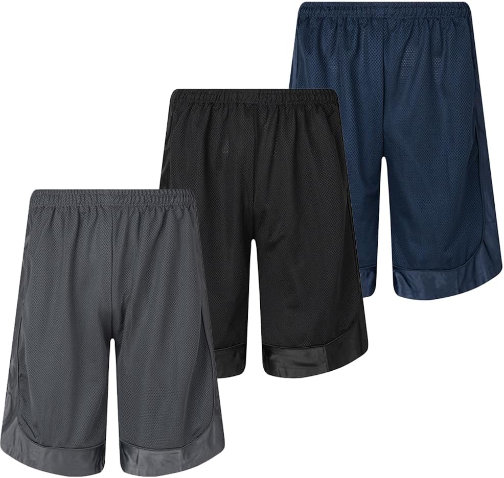 URBEX Long Men's Basketball Shorts with Pockets Athletic Running Gym Workout Sport Shorts