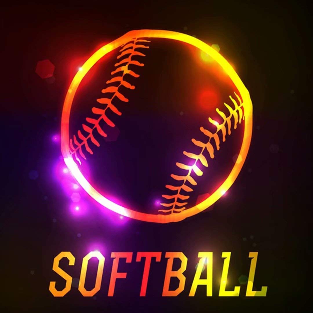 Aluy's boutique A Glowing Softball Ultra Soft Bedding Sets Duvet Cover Set, Twin Size 2 Pieces with 1 Duvet Cover and 1 Pillowcase, Best Gift for Kids, Boys, Girls