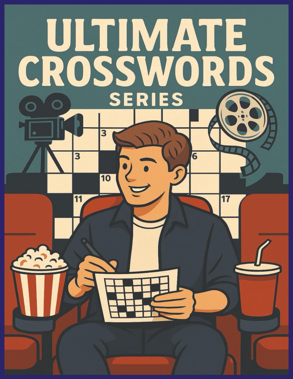 Ultimate Nostalgia Crosswords: Movie Buff Edition: Puzzles for Film Lovers, Trivia Fans & Cinema Addicts
