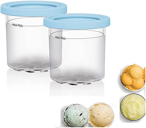 246 pintas Creami Deluxe, para helado Creami Ninja, recipientes de 16 onzas con tapas sin BPA, aptos para lavavajillas, compatibles con máquina de
