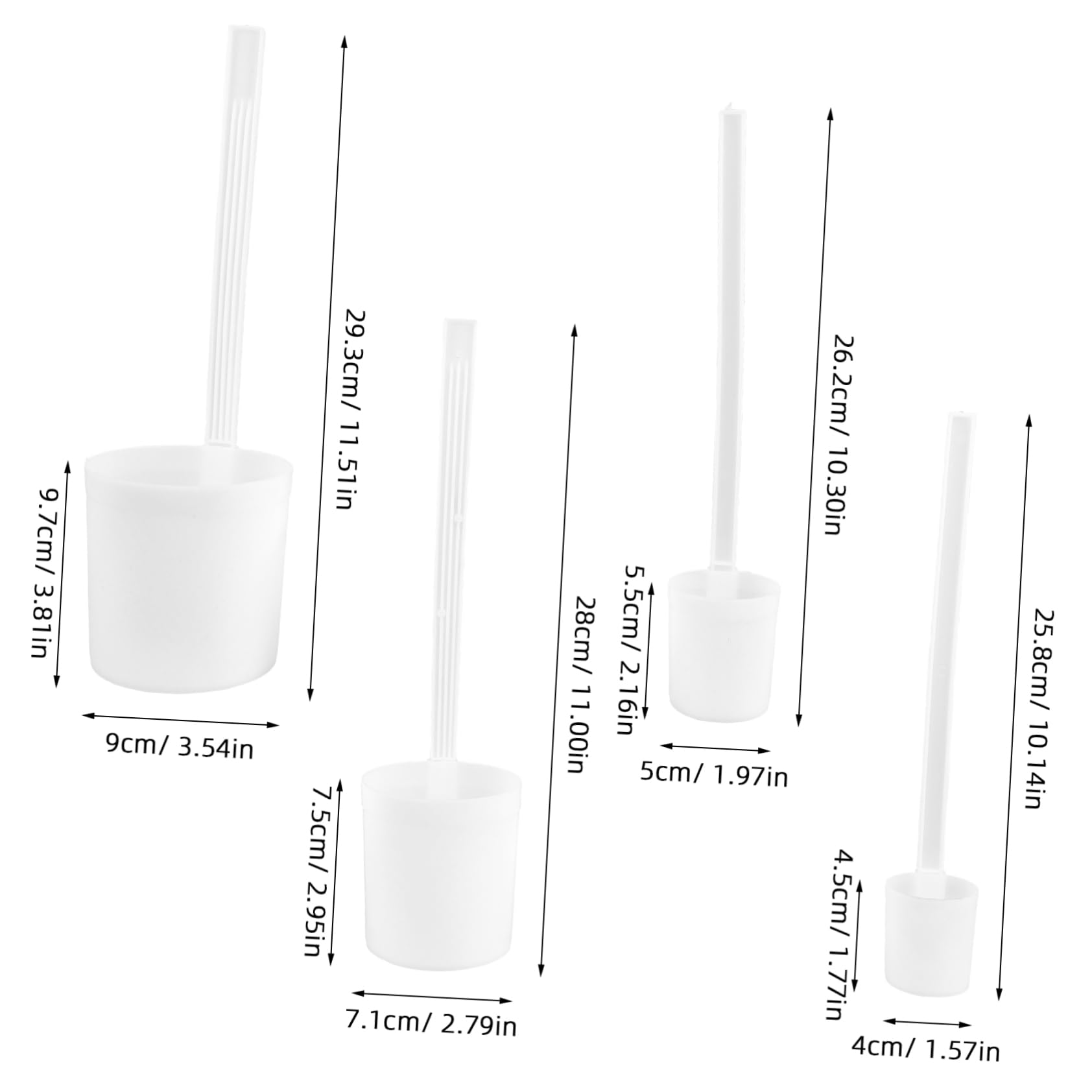 MAGICLULU 20piezas Cucharón Multifuncional De Mango Para Vino Cerveza y Agua Inoxidable Para Cocina Para Servir Sopa y Bebidas