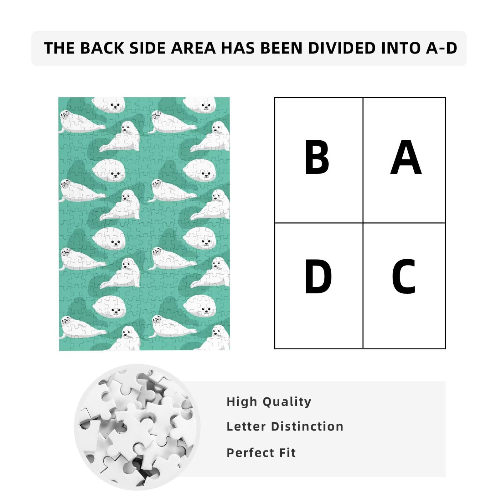 【新品】SPRING  アザラシ親子セット 北欧 木製 Amazon.co.jp: ジグソーパズル 可愛い アザラシ 木製 300ピース