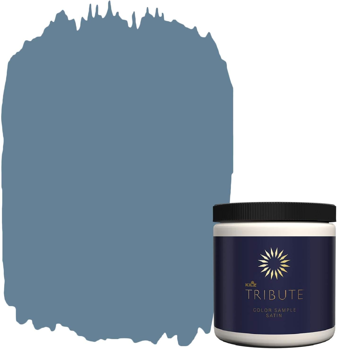 KILZ TRIBUTE Paint & Primer, Interior, Color Sample, Harbor