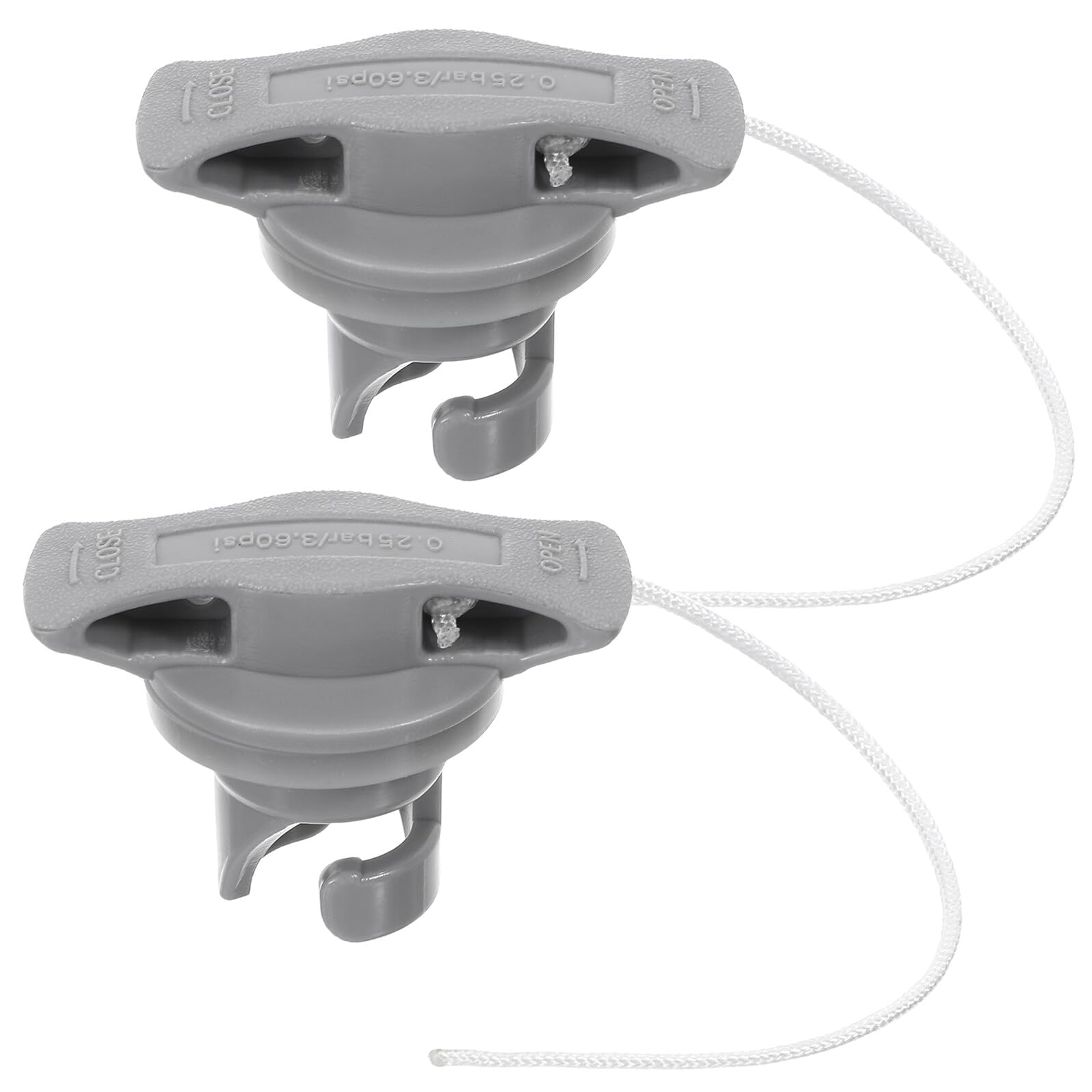 GALPADA Set 2 Copertura Valvola Aria Kayak in PVC 8 Fori, Tappi Adattatori per Gommoni Gonfiabili e Tavole SUP Tenuta Stagna per Sport Acquatici all’Aperto