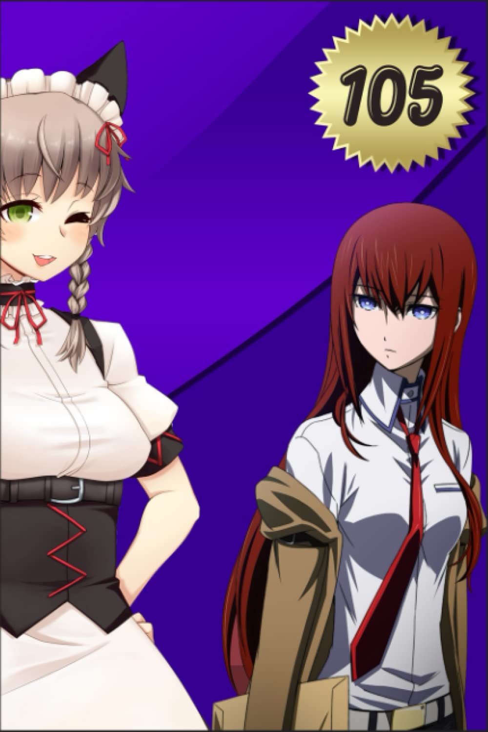 ☆ Sketchbook for Girls: Suzuha Amane Suzu Hashida & Kurisu Makise - Steins Gate Anime Manga Series Fan's Sketch Pad with Blank Paper for Writing, Drawing, Sketching, Doodling and Coloring