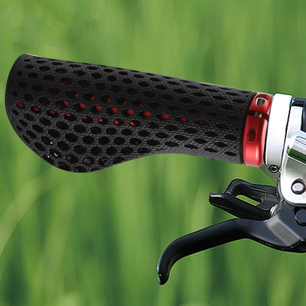 Manopole per manubrio della bicicletta 3D stampato MTB antiurto ergonomiche antiscivolo per mountain bike e altro ancora