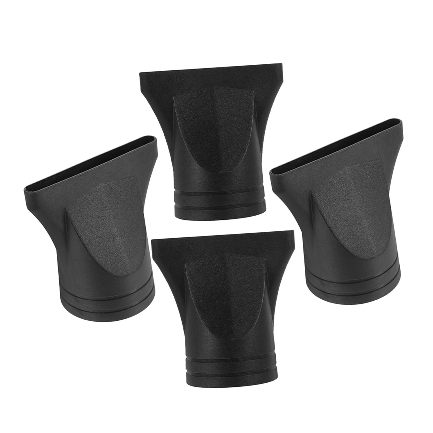 GALPADA 4 piezas Boquillas para Secador de Pelo Negras Accesorios Concentradores Estrechos Resistentes al Calor Repuestos Compatibles con Práctica Herramienta para Peinados Rápidos y