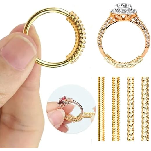 Gold Ring Adjuster Set 4 Pcs