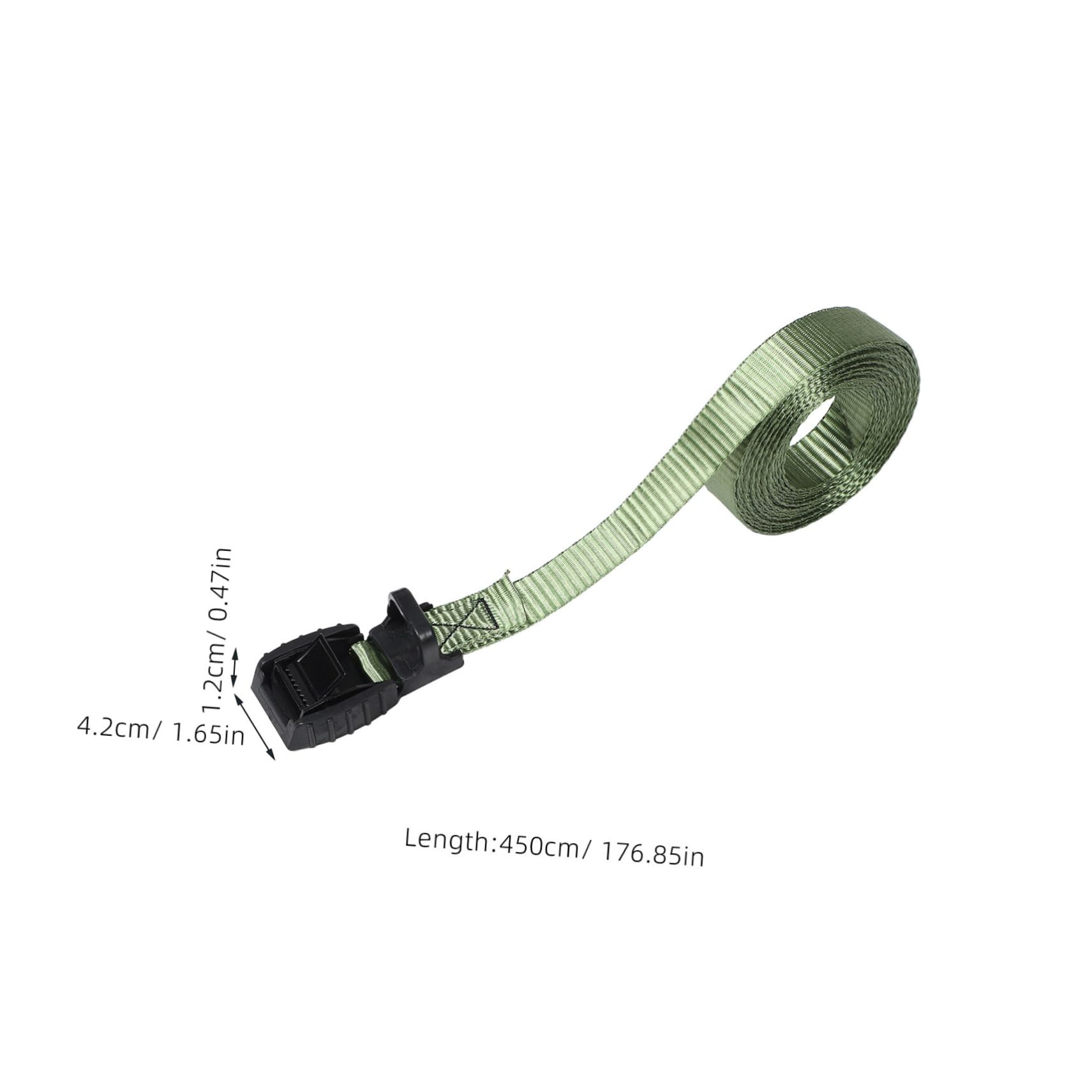 TOYANDONA Adjustable Tie Down Strap for Kayak Surfboard and Canoe Heavy Duty Luggage Straps with Buckles Multipurpose and Lightweight for Outdoor Adventures