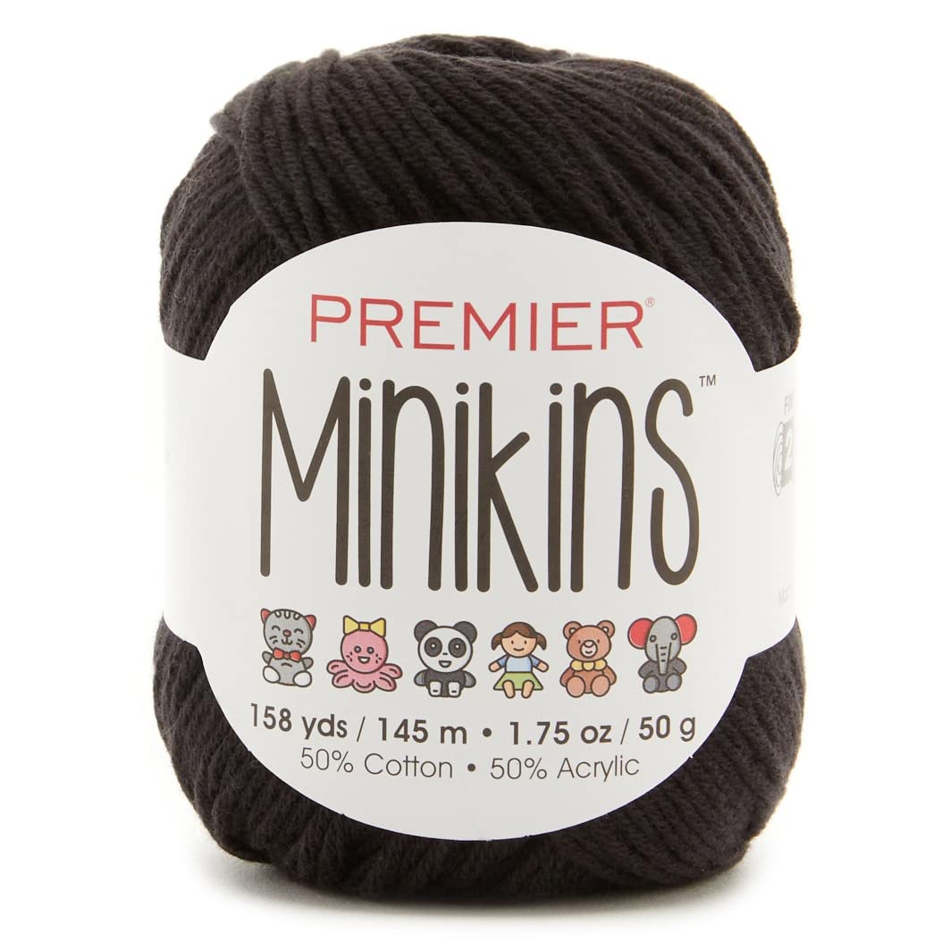 Premier Yarns Minikins Yarn-Black
