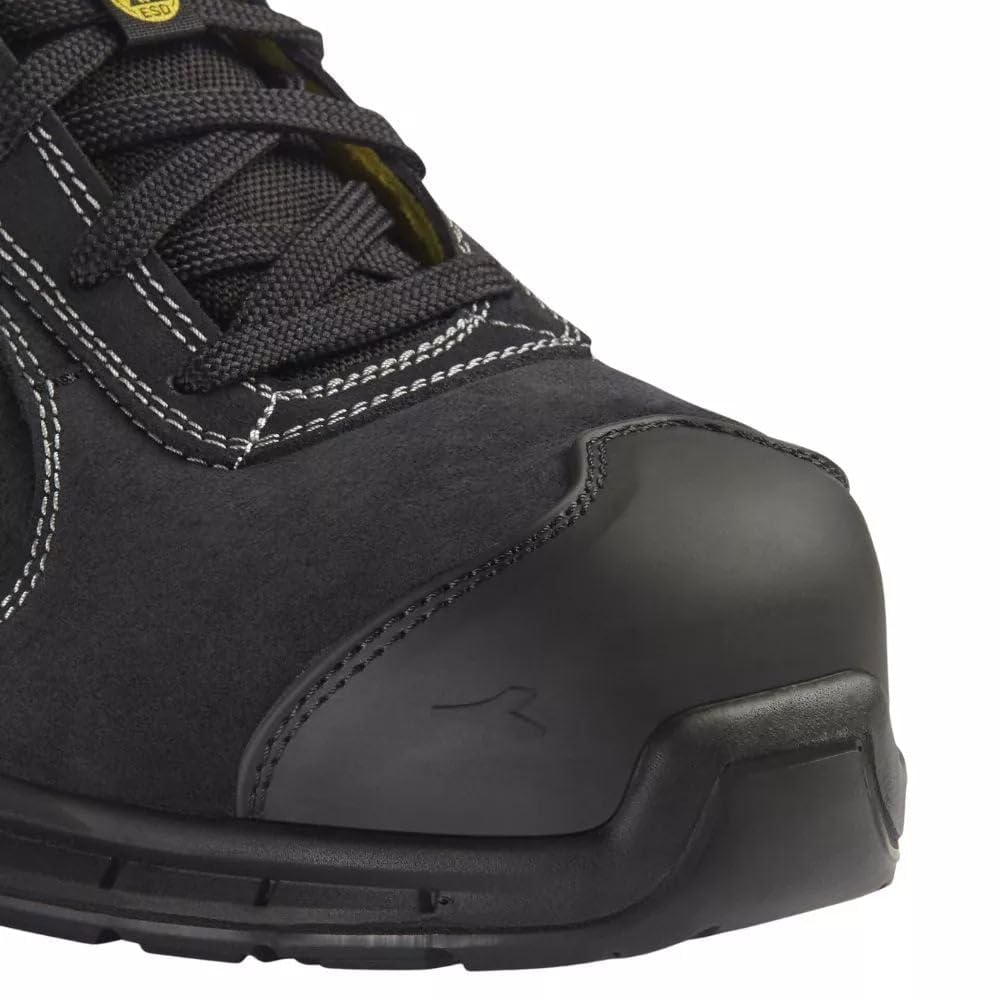 Diadora Run Net Airbox Master Low S3 SRC ESD, Scarpe da Ginnastica Unisex-Adulto, Nero, 43 EU