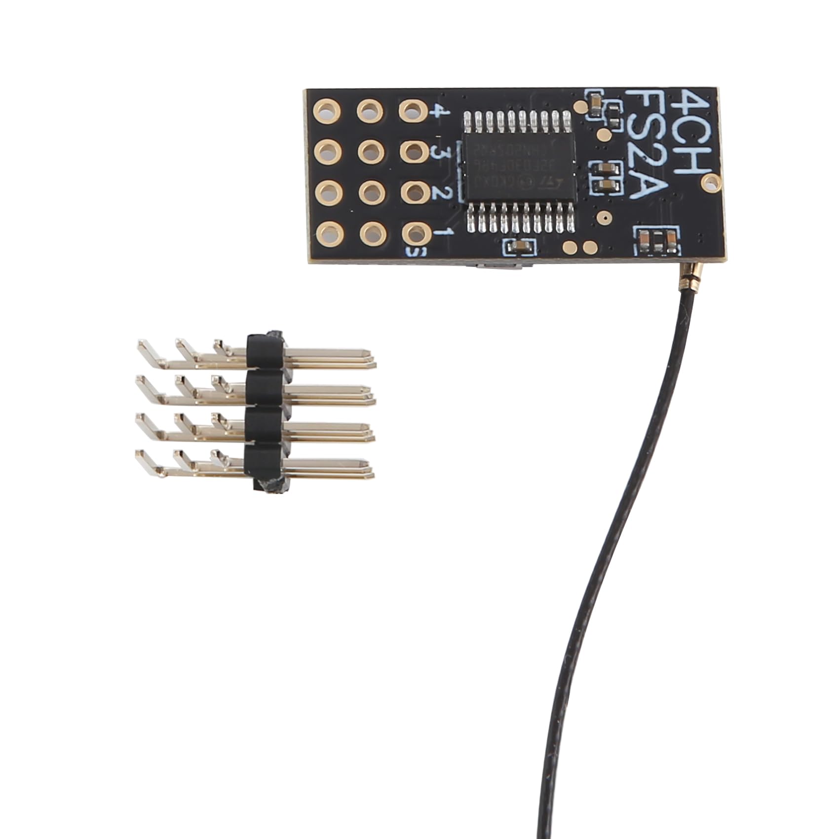 FS2A 4CH AFHDS 2A Mini RéCepteur Compatible Sortie PWM pour I6 I6X I6S ÉMetteur