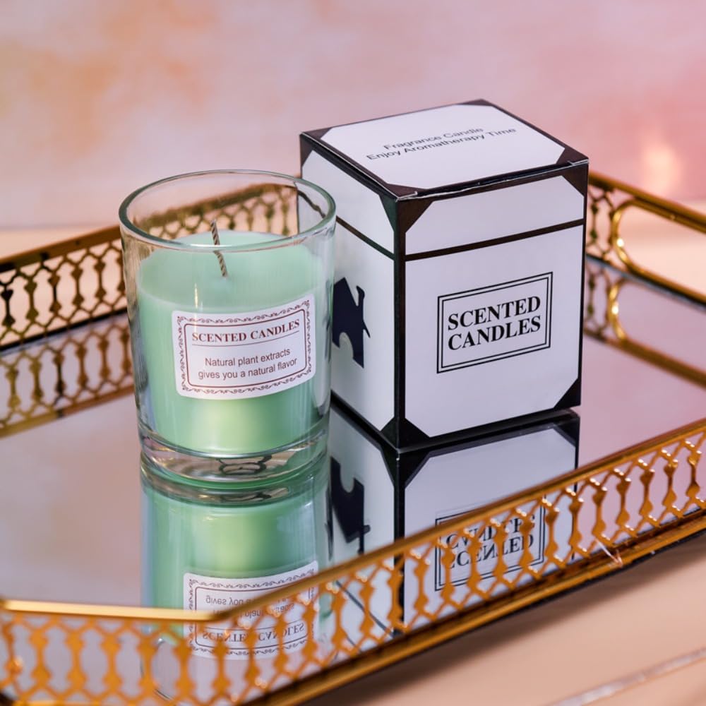 Scented Candles Glass Cup Candle Aromatherapy Candles Birthday Gifts for her, Mother's Day Gifts for Women