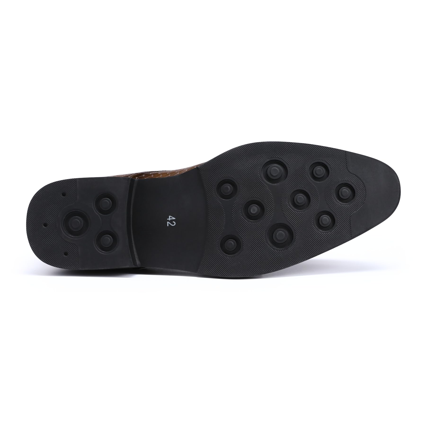 Allthemen Hombre Zapatos Vestir Clásicos Oxford con Cordones De Cuero Derby De Caña Baja Ligeros Cómodos para Bodas