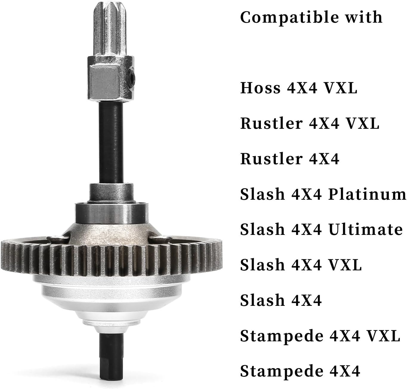 6780 Complete Center Differential Kit Compatible with Traxxas Slash 4x4/Rustler 4x4/Stampede 4x4/Hoss 4X4 VXL RC Car Upgrades Accessories