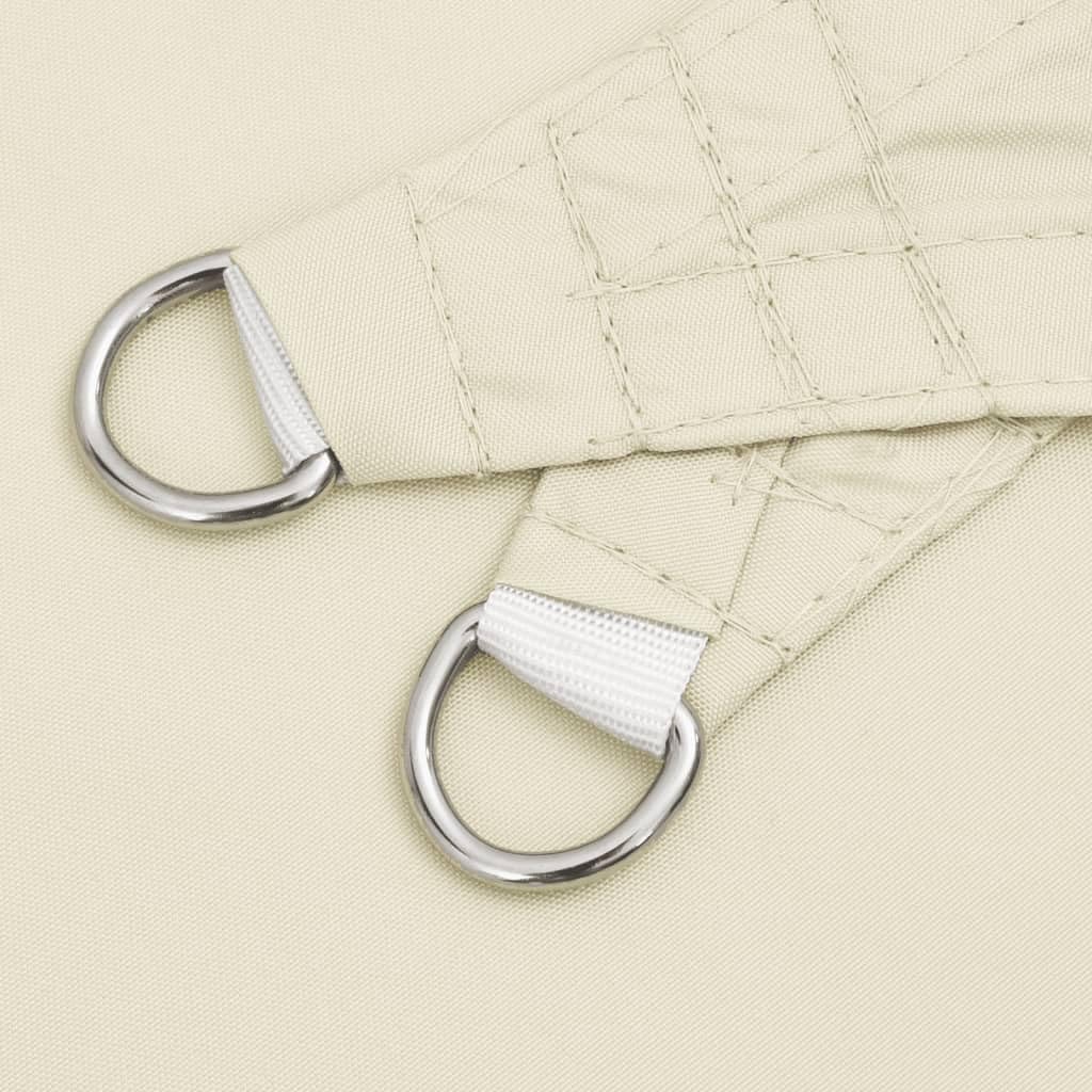 Tenda parasole triangolare, 2,5 x 2,5 x 3,5 m, in tessuto Oxford, resistente al vento, con fissaggio in acciaio inox, per terrazza, balcone, giardino e campeggio