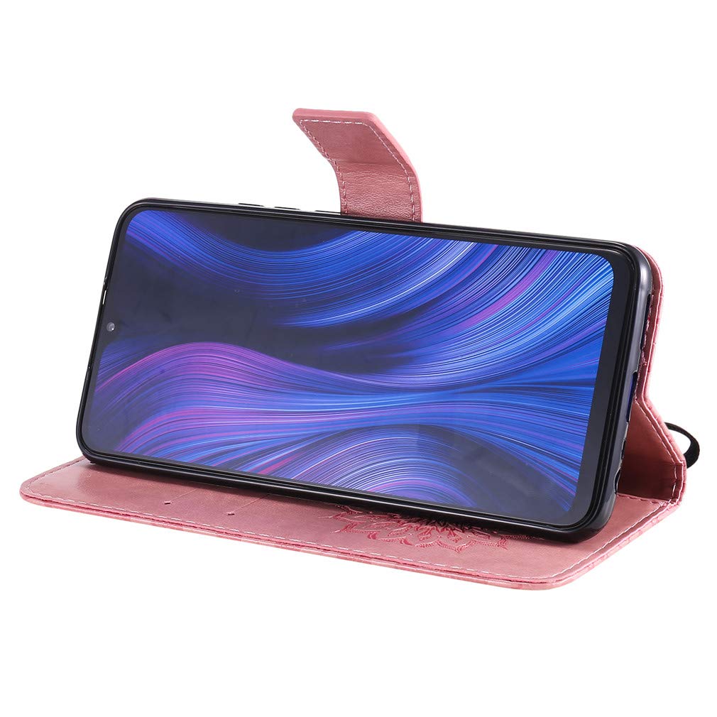 Custodia Portafoglio Con Disegno Leopardo Per Xiaomi Redmi 9T - Pelle PU Con Slot Carte, Supporto E Chiusura Magnetica