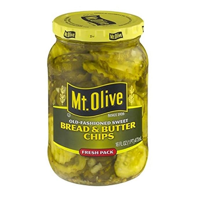 MOUNT OLIVE Bread & Butter Chips Old Fashioned Sweet Fresh