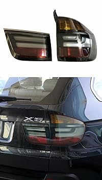 ジャンクBMW E70 X5テールライト セット LCI Facelift Style Light Bar LED Smoke Tail Light Full Set