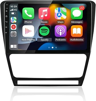EZoneTronics Carplay Radio Android Car Stereo for Skoda Octavia 2009-2013