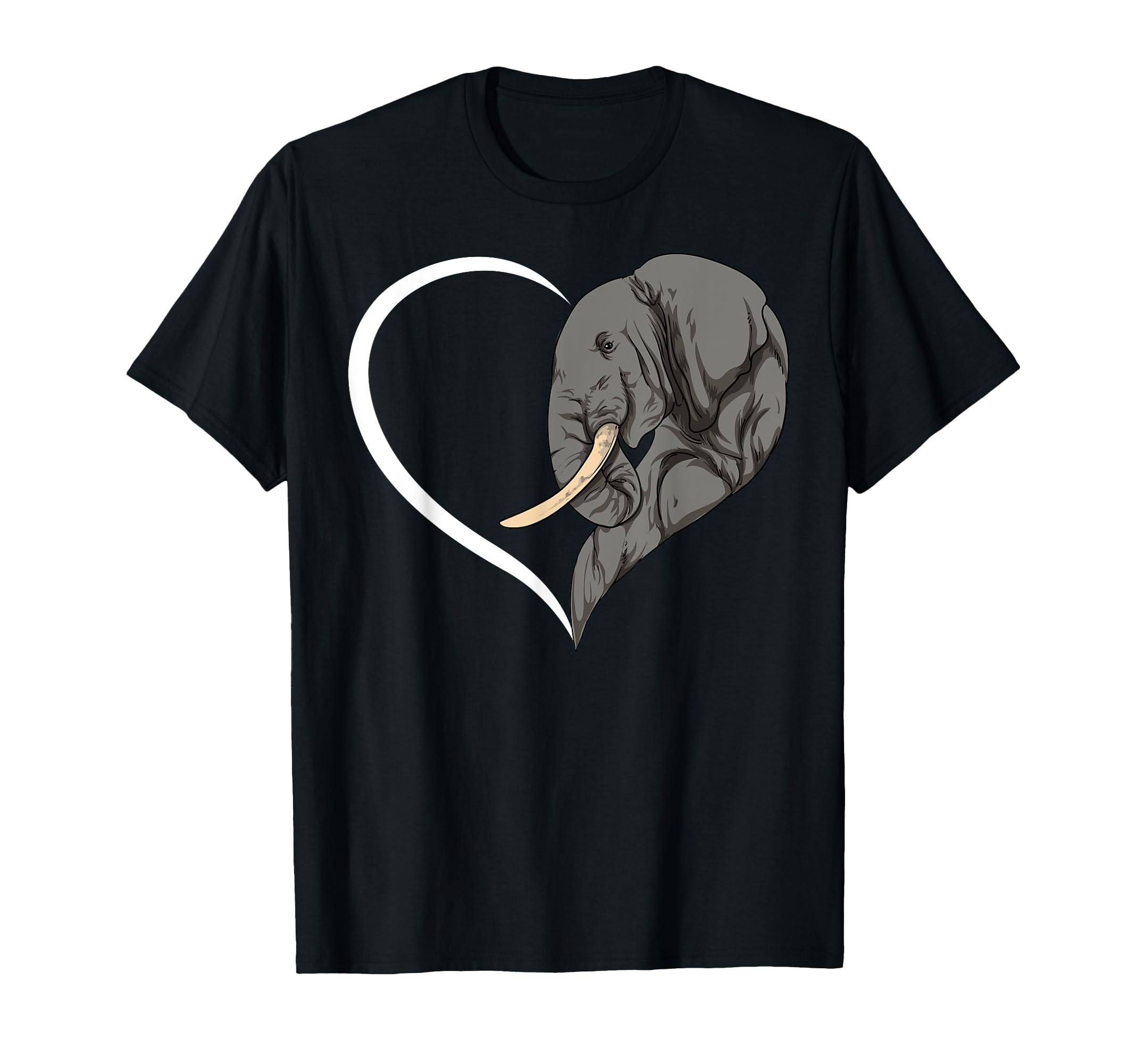 Elephant Shirt & Tees CoElephant Shirts For Women Girls Kids Heart Cute Elephant T-Shirt