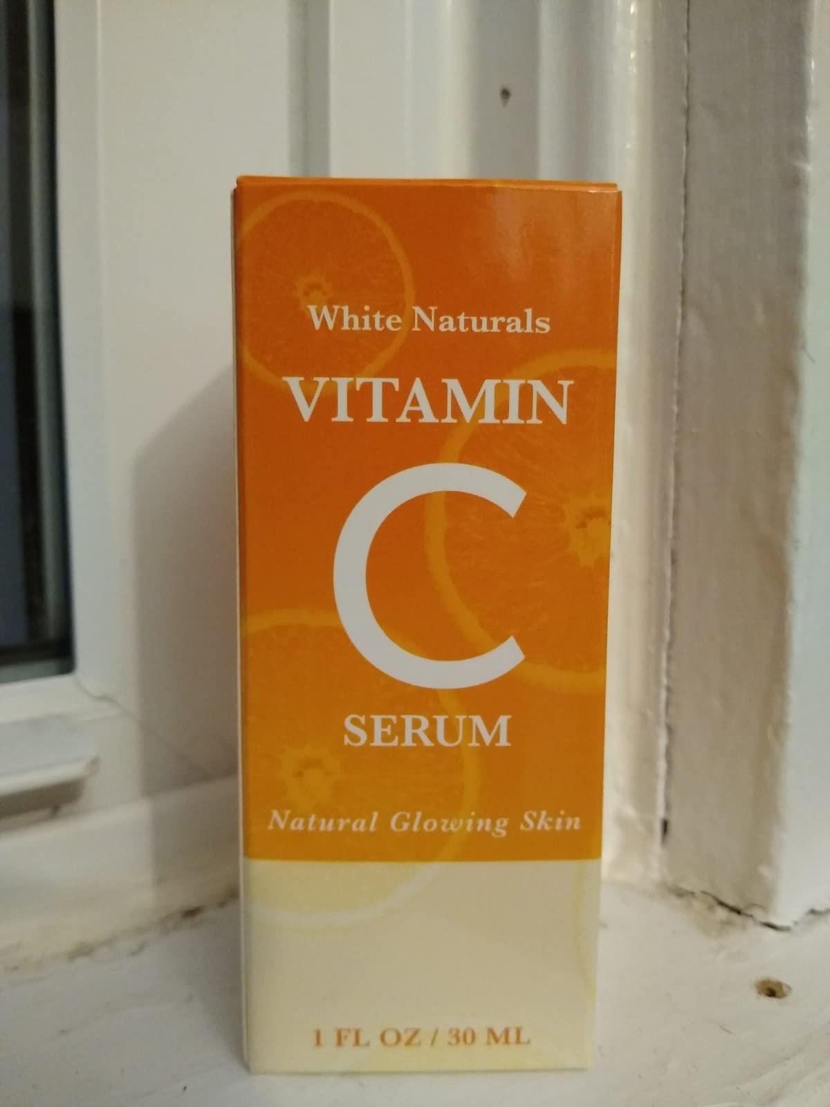 White Naturals Pure Vitamin C Facial Serum, Anti Aging Face & Eye Serum Hydrating, Reduce Dark Spots, Fine Lines, Wrinkles and Sun Damage, Brightening Serum for Glowing Skin