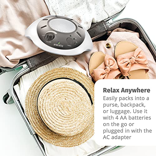 Homedics Soundsleep White Noise Sound Machine, Gold, Small Travel Sound Machine With 6 Relaxing Nature Sounds, Portable Sound Therapy For Home, Office, Nursery, Auto-Off Timer, By Homedics #TOP6