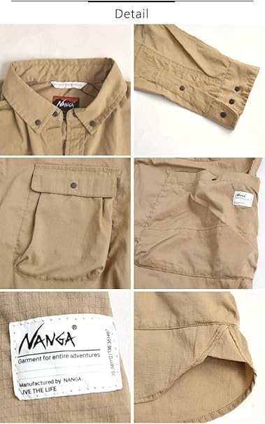 Amazon.co.jp: Nanga TAKIBI RIPSTOP CAMP SHIRTS/Takibi Ripstop