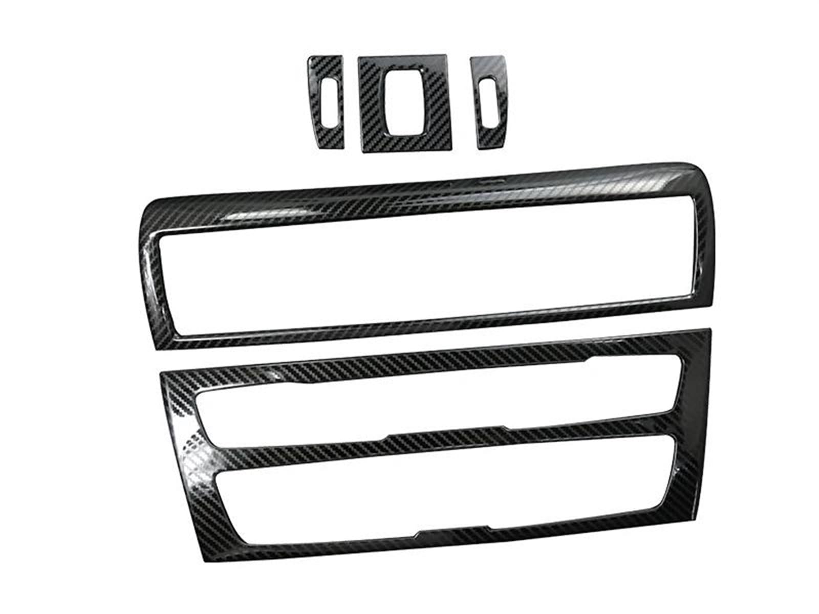 KIMISS Style Center Carbon Fiber Center Console GPS Navigation Frame