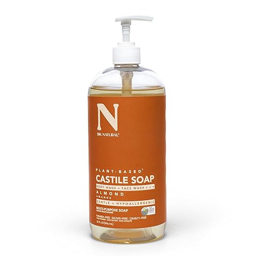 Vista 9 de Jabón líquido puro de castilla Dr. Natural, Peppermint