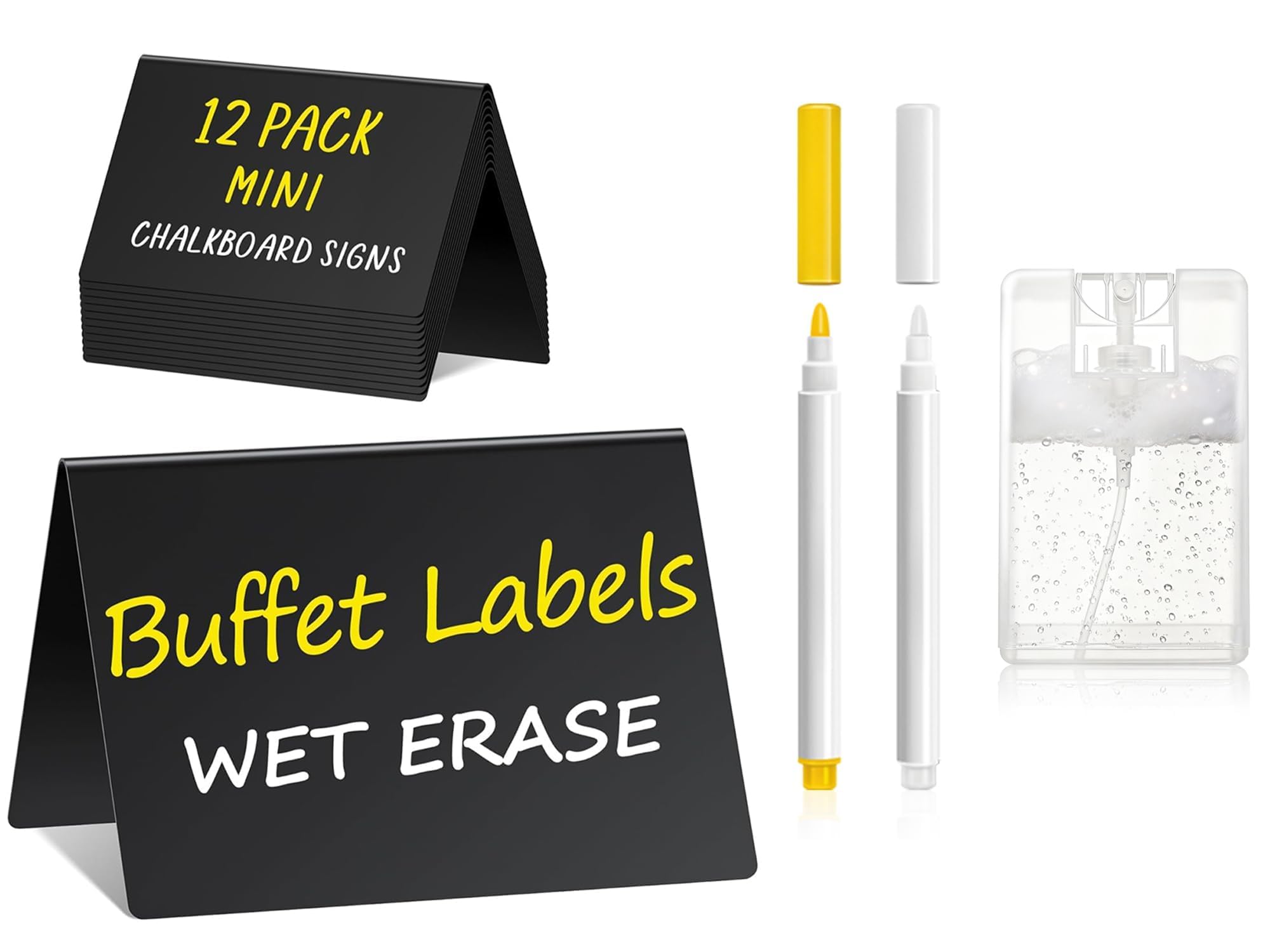 Food Labels for Buffet - Party Chalkboard Signs -12