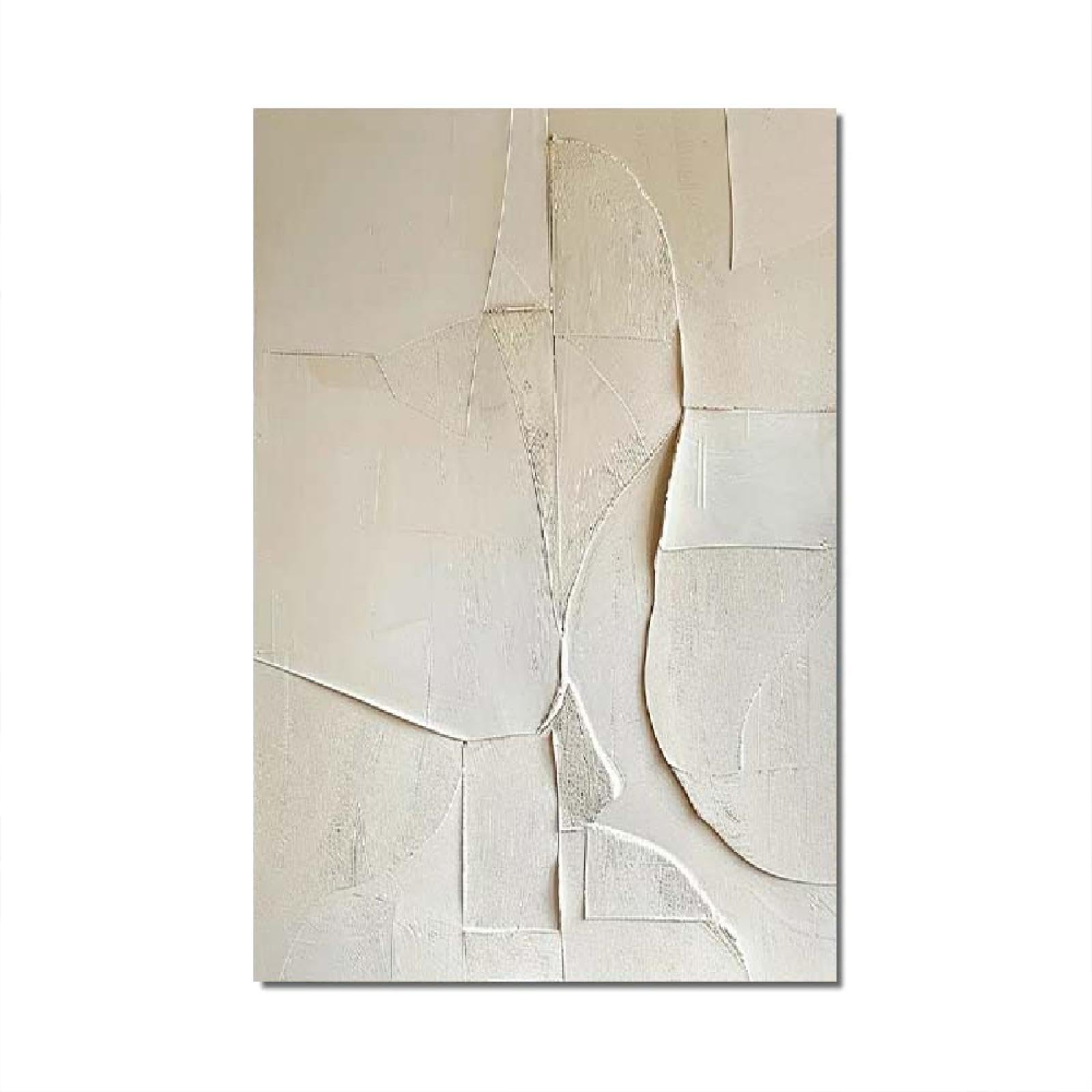 18meng Art Bilder Abstrakt 200x100 cm 1 Teilig Modern Minimalistische Textur Leinwandbilder Bild auf Leinwand Wandbild Kunstdruck Wanddeko Wohnzimmer Wanddekoration Pictures No Framed