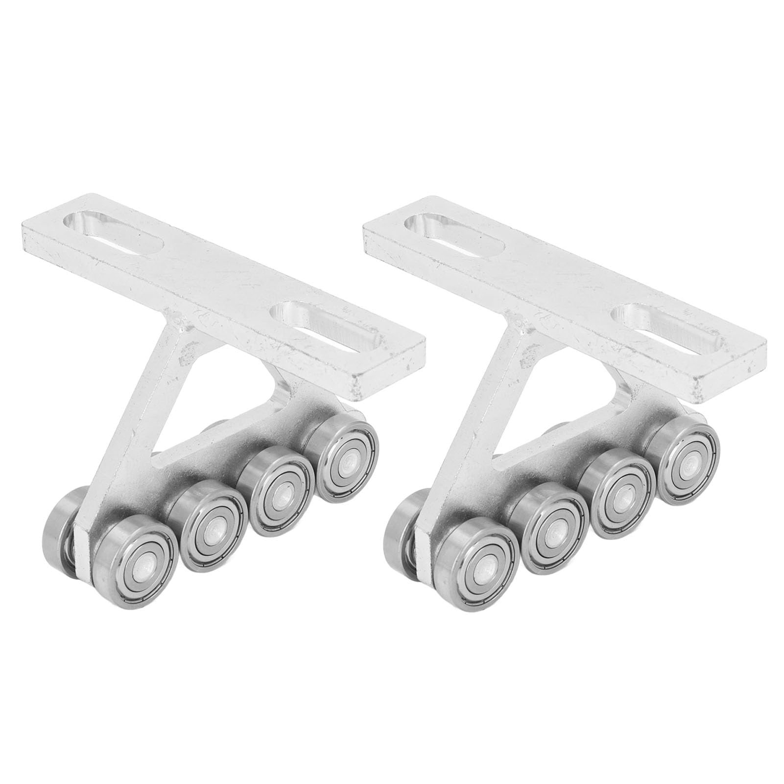 8 Wheels Trolley Assembly,8 Wheels Pulley Assembly,8 Wheel Trolley Assembly Rollers,for Family Activity Doors, Wardrobes, Large Iron Doors