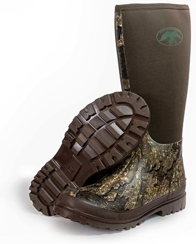 Miniatura 7 de Duck Commander - Botas de caza de goma para hombre de Hot Shot Material duradero de goma y neopreno Botas impermeables para exteriores Botas de