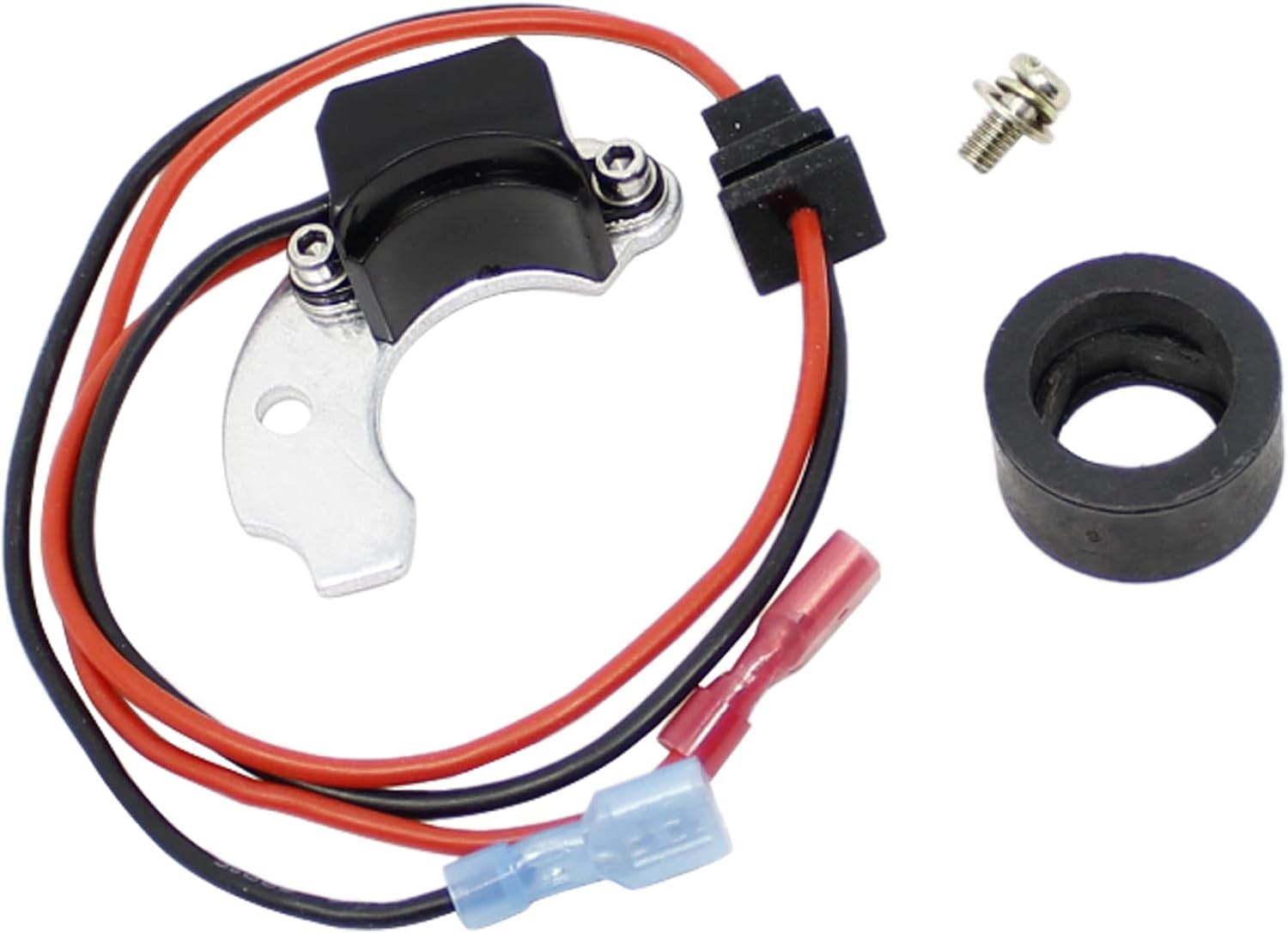 DRAGON FIRE PERFORMANCE Electronic Ignition Conversion Kit For 009 Distributors With Cap and Coil Compatible/Replacement for 1955-1979 Volkswagen Porsche Beetle Karmann Ghia 1.2L 1.5L 1.6L H4