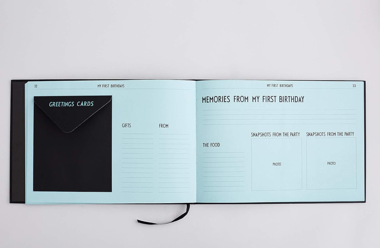 Design Letters Little Memory Book for First 7 Years, Turquoise - Image 4