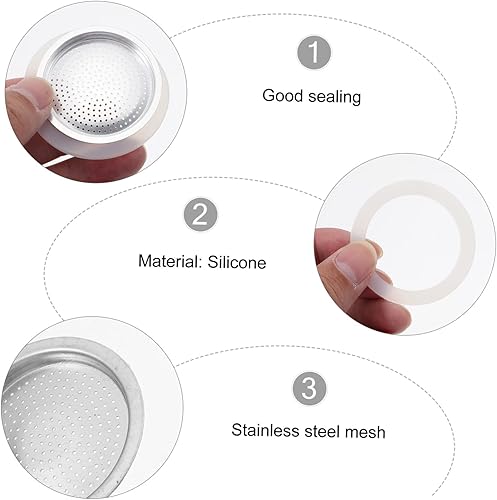 Miniatura 4 de Accesorios para cafetera, accesorios para cafetera, accesorios para cafetera, juntas de silicona, filtro para cafetera, cafetera de café, filtro de